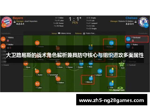 大卫路易斯的战术角色解析兼具防守核心与组织进攻多面属性 大卫路易斯的战术角色解析兼具防守核心与组织进攻多面属性